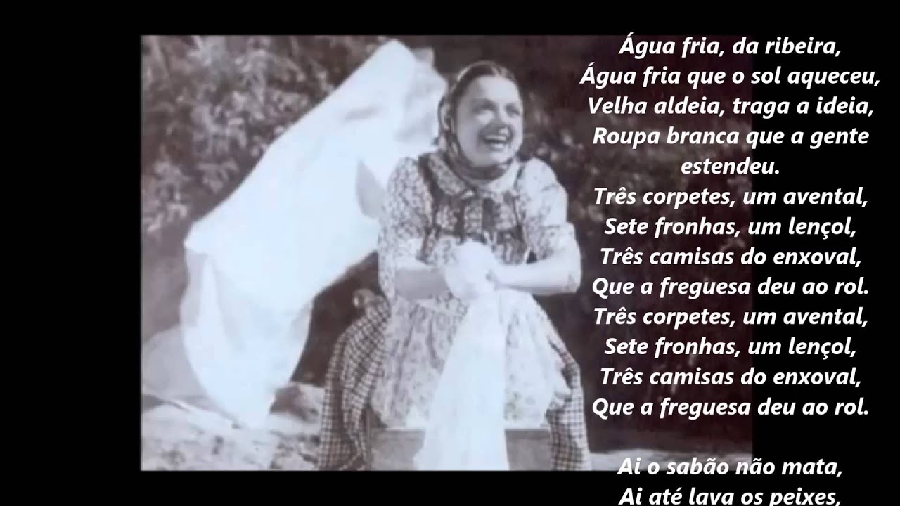 Beatriz Costa-Canção da roupa branca -Áudio com letra