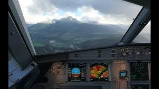 Fenix A320 -- Landing at LOWI CIRCLE-TO-LAND Rwy 08