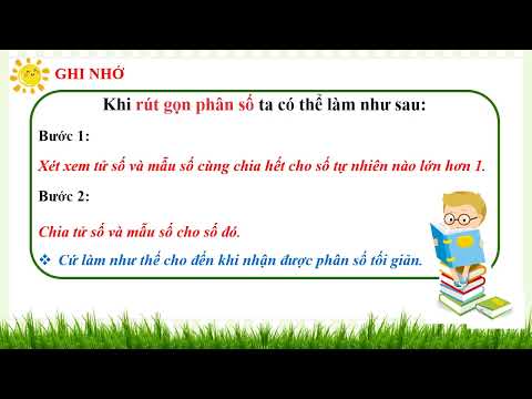 Tuần 21 - Toán lớp 4 - Rút gọn phân số (Trang 112)