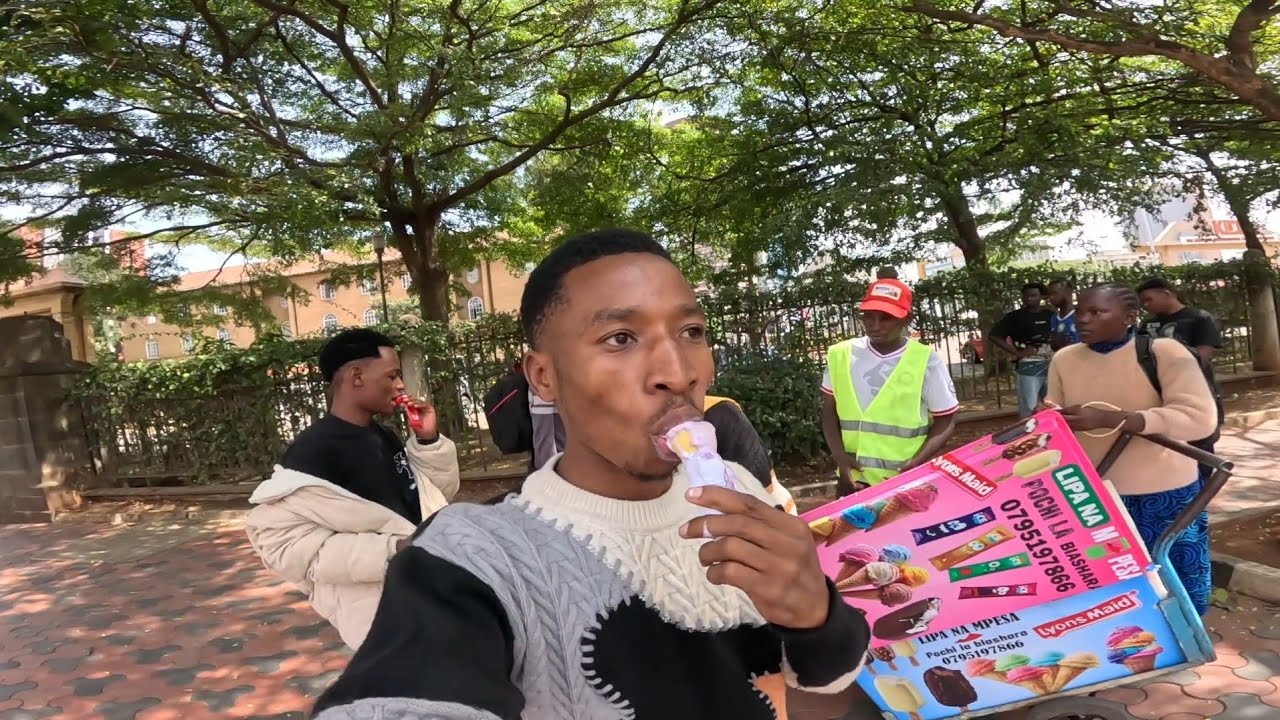 Мой первый опыт дегустации мороженого в Найроби был просто потрясающим 🍦🔥 @iammarwa