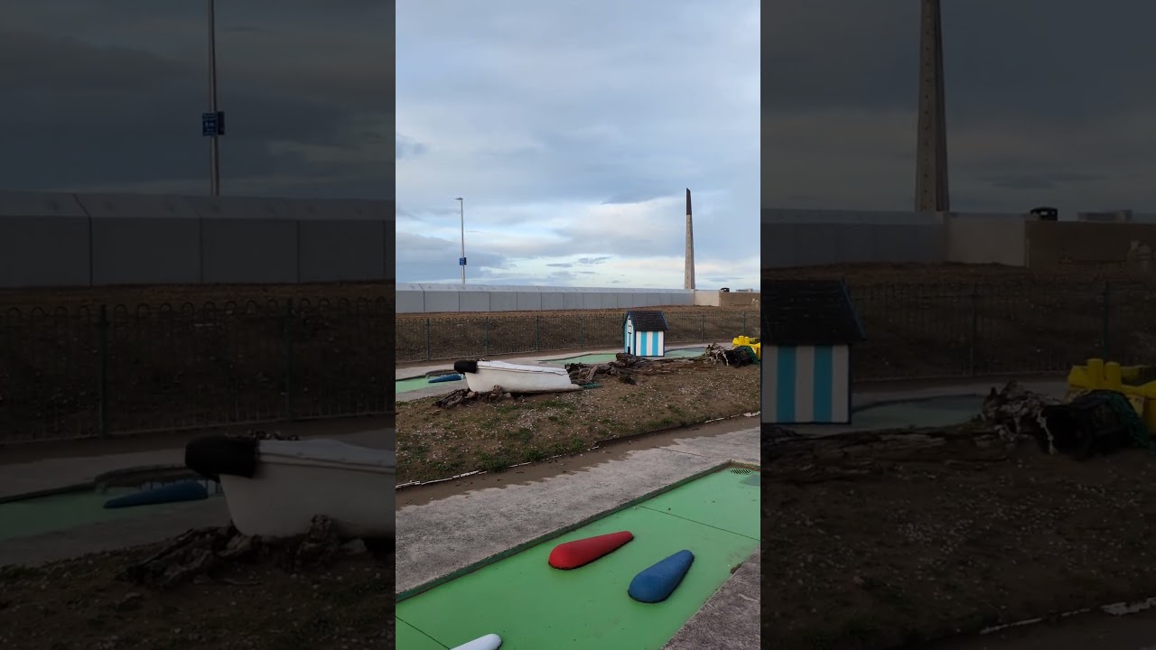A look at the Drift Park Crazy Golf course in Rhyl, Wales