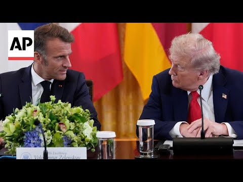 Trump heard on hot mic telling Macron that Putin ‘wants to make a deal’