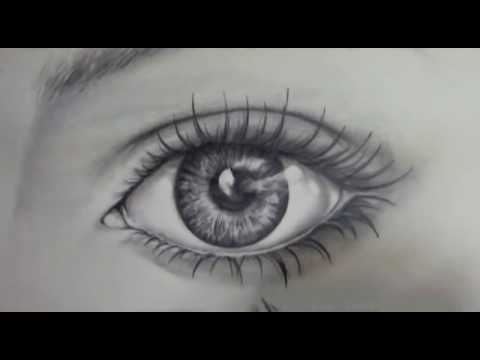 cara menggambar mata