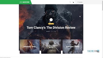 Gamezone Gaming Blog and Store WordPress Theme      Nigellus Randolf