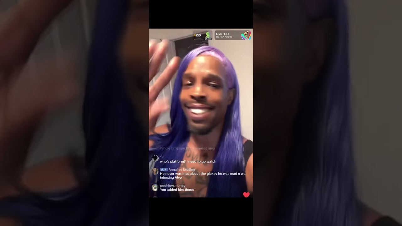 Amoy and Shamar Live 1/30/25 *Shamar clocks Amoys tea says he isn’t straight*