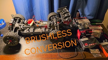 Converting an Arrma Typhon MEGA to brushless - also works for Vortek/Senton/Granite and Infraction!