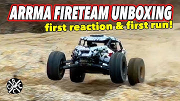 ARRMA FIRETEAM Unboxing & First Run - It
