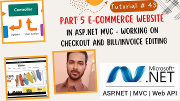 Tutorial 43: Part 5, E-Commerce Website in asp.net MVC, Working on Checkout and bill/invoice editing
