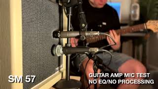 SHURE SM57 vs SM58: Is There REALLY a Difference? (Guitar Amp Test)