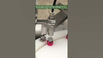 10ml Penicilin Bottle Filling Capping Machine#filling machine#machine #factory
