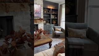 Transitional Built-In Styling for Early Fall 🍂 #builtins #custombuiltins #transitionaldecor