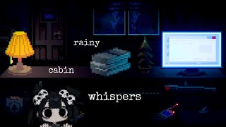 【ASMR】night shift as a park ranger 🌲whispers, soft rain  ˖  ✧   ๋ last report demo ˖ part 1 screenshot 5