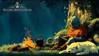 Beautiful Medieval Fantasy Music | Knight & Wolf by the Fire screenshot 3