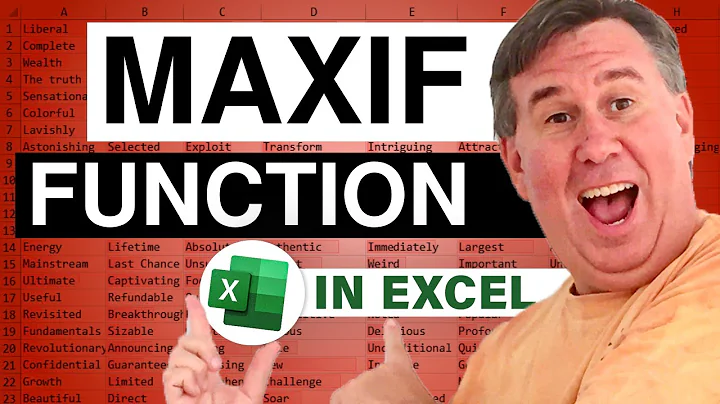 Excel - Using MAXIF to Find Last Order Date for Each Product - Episode 1518