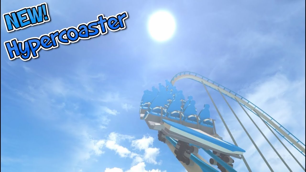 New Hypercoaster Ride Theme Park Tycoon 2 Youtube - new flying coaster in theme park tycoon roblox youtube