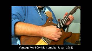 Guitar Demo: Vantage Va-800 (Matsumoku 1981) Cover: Another Brick In The Wall, Pink Floyd)