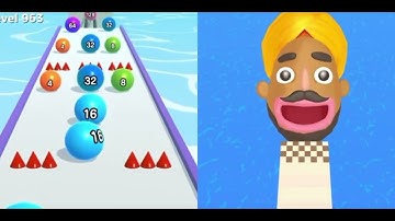 Ball Run 2048 | Sandwich Runner - All Level Gameplay Android,ios #6