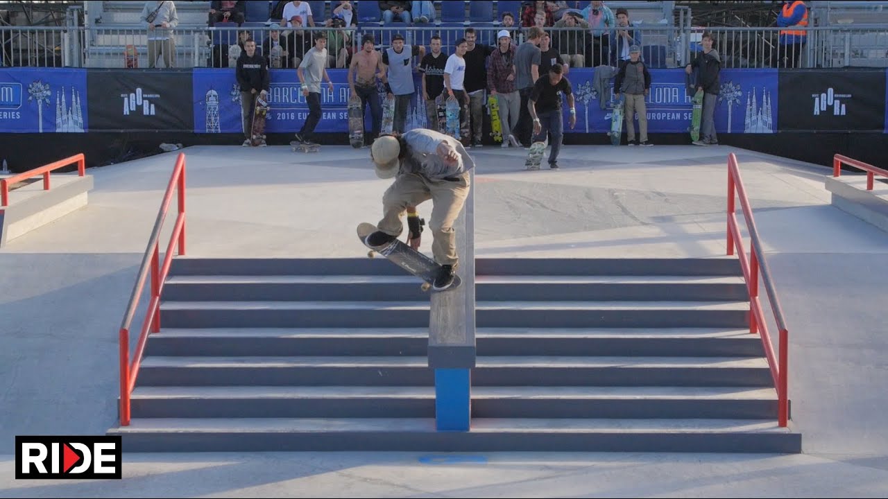 BS 270 Kickflip Lipslide Wins Best Trick - Nike SB European Series 2016