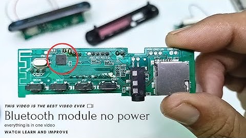 Bluetooth module no power | bluetooth module repair | bluetooth module ko kaise theek Karen