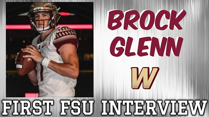 FSU Football | Brock Glenn Freshman Interview | Wa...