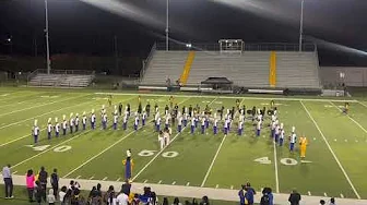 Marching Rickards Raiders Band           Rickards vs. Chotaw Indians Homecoming Field Show Post-Game