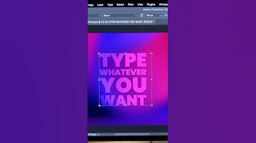 Dynamic Text: Magically Align Text in Photoshop! #Shorts