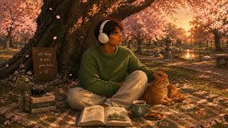 Spring Lofi Beats for Studying 🌸 Cozy Sunset Sounds to Focus & Wind Down | Cozy Whisker