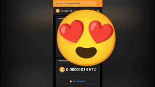 Cryptotab Browser|| One week mining||without booster||BTC earned ={0.00001018} screenshot 5