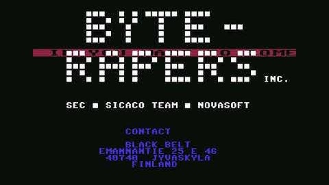 Byterapers Incorporated Intro 6 ! Commodore 64 (C64)
