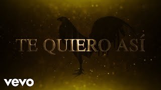 Video thumbnail of "Valentín Elizalde - Te Quiero Así (LETRA)"