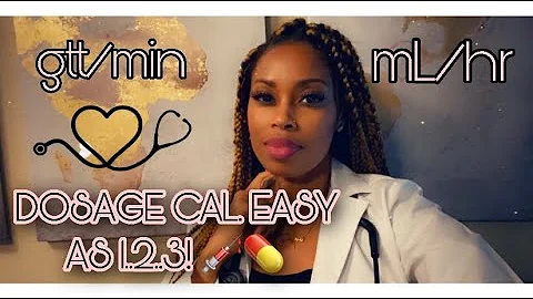 DOSAGE CALCULATIONS MADE EASY!!| A MUST SEE FOR ALL NURSES 😍