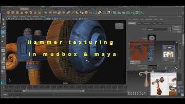 mudbox tutorial beginner | Mudbox Texturing #2 - Introduction basic hammer texturing | pt2