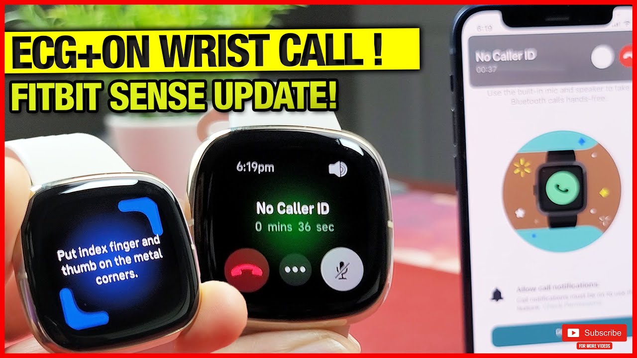 Fitbit Sense Update! (ECG+BT 