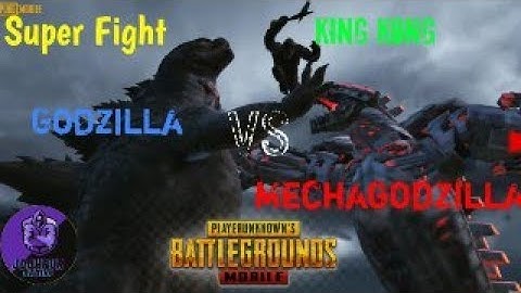 GODZILLA and KONG vs MECHAGODZILLA Gameplay | PUBG MOBILE NEW MODE | New Titan Strike mode #PUBG