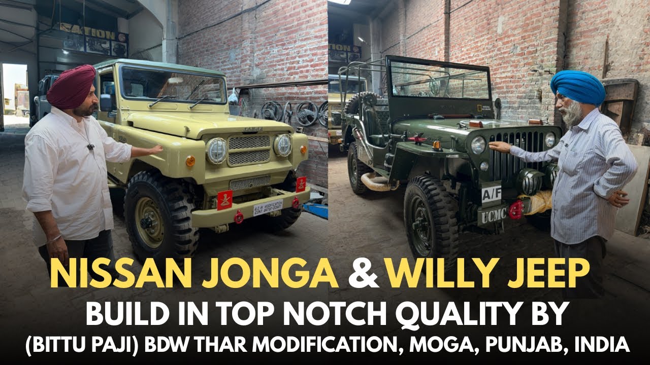 NISSAN JONGA & WILLY JEEP | BUILD IN TOP NOTCH QUALITY | BDW THAR MODIFICATION, MOGA, PUNJAB