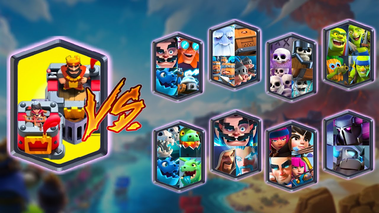 KING TOWER TEAM VS ALL TEAMS 2020 [UPDATED] Clash Royale YouTube