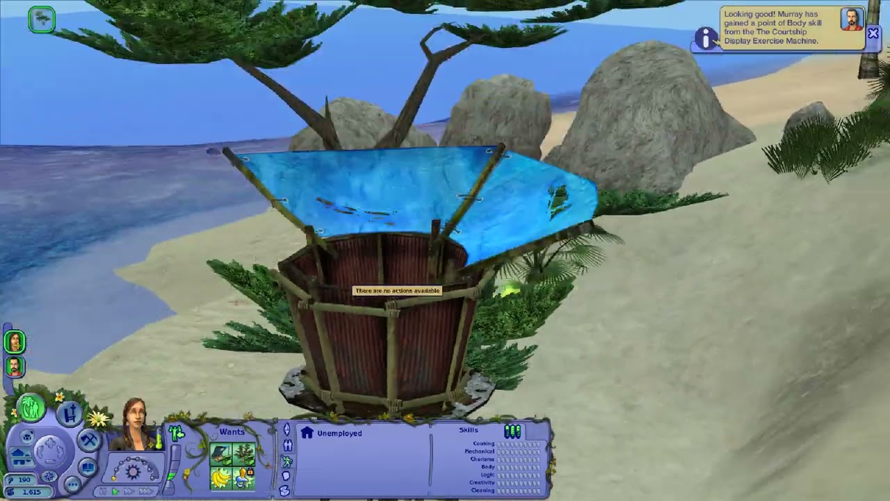 Sims 2 castaway how to get mechanical skills