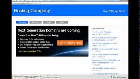 Setting Up the New TLDs White Label Portal Lite