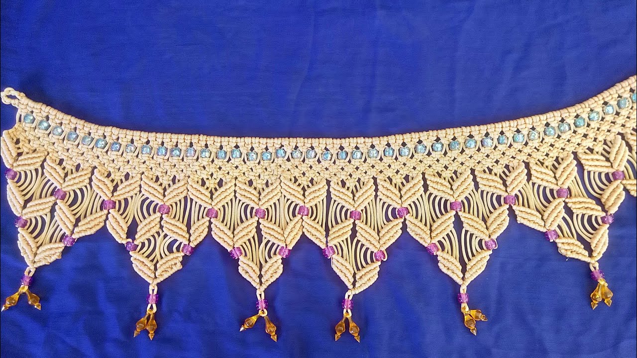 Simple Macrame Toran | Macrame Door Hanging