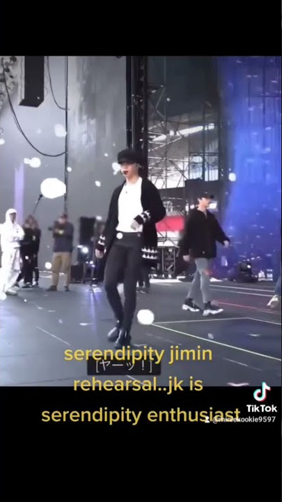 serendipity rehearsal..jk is serendipity enthusiast#jikook#jimin#jungkook