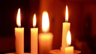 VERY beautiful burning candles FootageОчень красивые горящие свечи Футаж