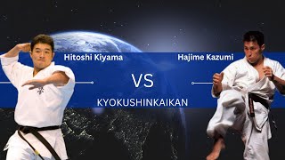 Hitoshi kiyama VS Hajime kazumi FINAL MATCH KYOKUSHINKAIKAN