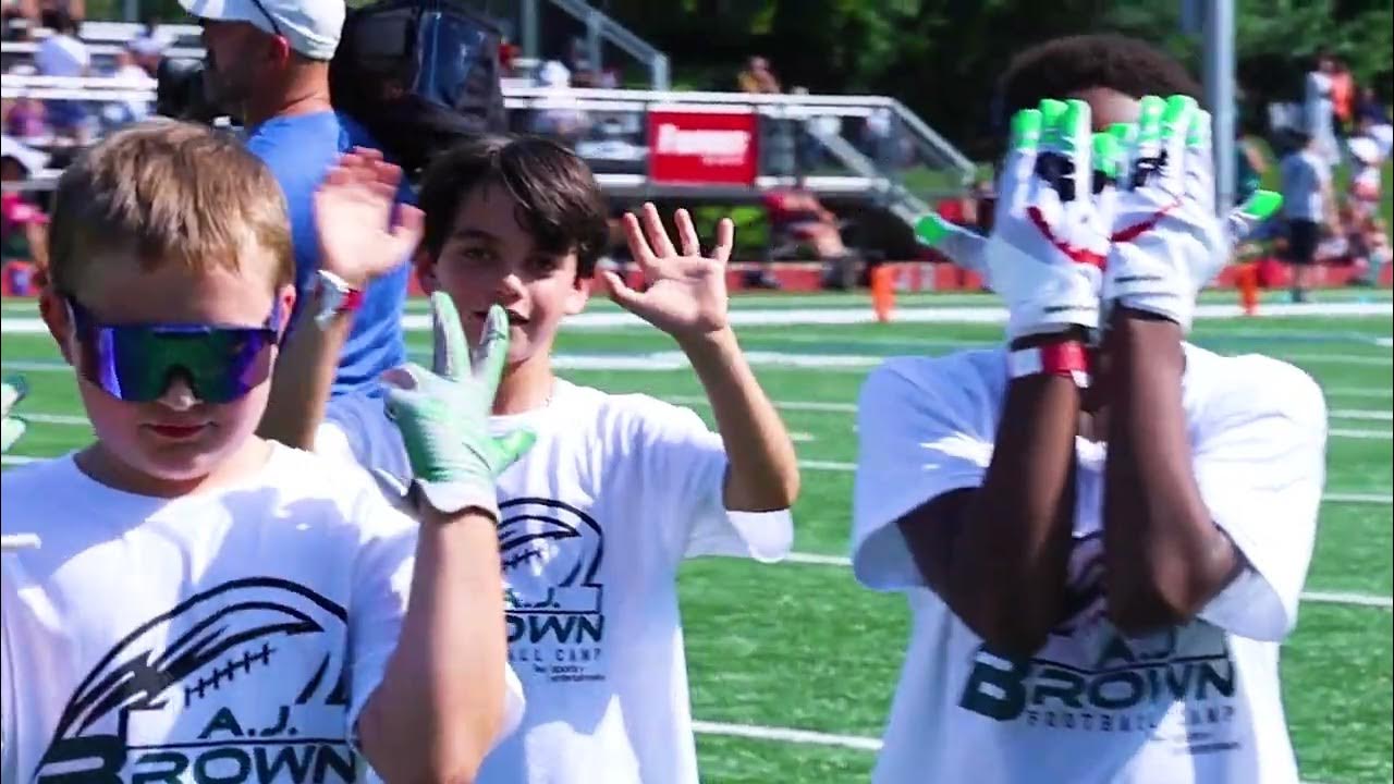 AJ Brown Youth Football Camp YouTube
