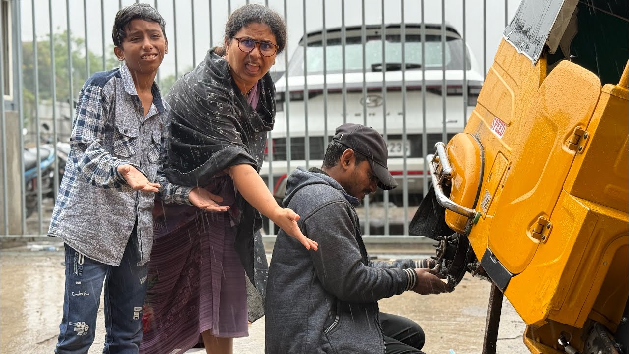 Kirak Khala Aur Barish Wala Garage || Auto Repair Mein Comedy Blast 2025 || Hyderabadi Kirak Khala