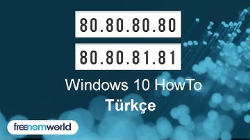 Freenom World Windows 10 HowTo (Türkçe)