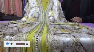 تكشيطة جوهرة أرووووع وآخر ماكين في خياطة القفطان المغربي لسنة 2024 caftan marocain