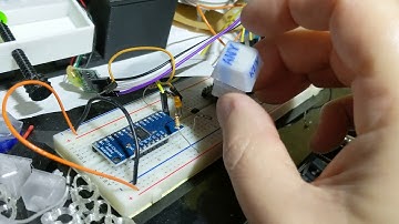 Testing my 3D printable key switch with magnetic reed