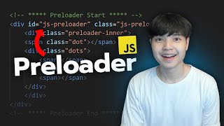 การทำลูกเล่น Preloader ให้กับเว็บด้วย JavaScript ( jQuery ) 😎💯