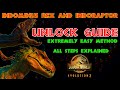 The EASIEST Way to Unlock the Indominus and Indoraptor in Jurassic World Evolution 2