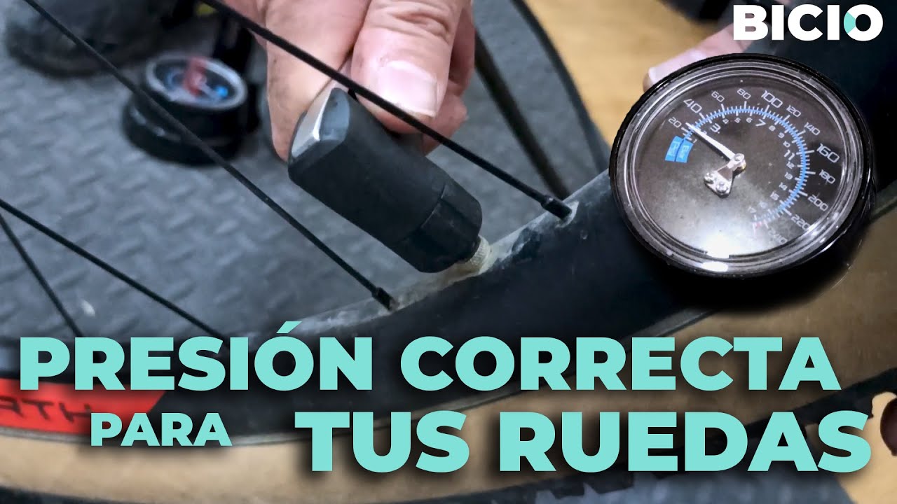 La presión correcta para las ruedas de tu bicicleta - Carretera y MTB